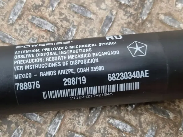 Chrysler Pacifica 2020 Elektrisk Baklucka Ställdon OEM image 4