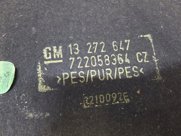 Hood-Isolierung Opel Astra J IV 13272647 image 4