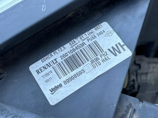 RENAULT SCENIC III ETULAMPPU VASEN OIKEA EU. 260601946R 260108453R image 5