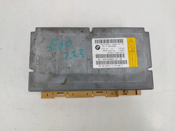 Airbag-sensormodul OEM 6975686 för BMW E60/E61 image 2