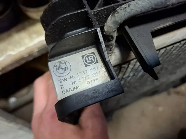 BMW 7 E38 730 Conjunto Climatización Radiador Ventilador 8380774 OE image 9