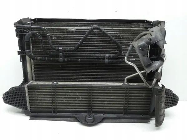 WENTYLATOR KOMPLET CHŁODNIC MERCEDES SLK W172 R172 1.8 CGI A2045000493 image 6