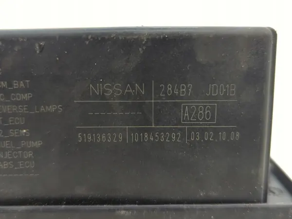 Zekeringkast Nissan Qashqai OEM 284B7-JD01B image 5