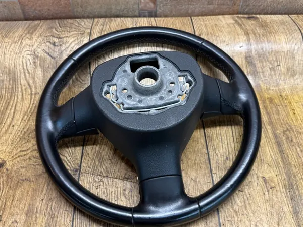 OEM KIEROWNICA PASSAT B6 Schwarzes Lederlenkrad image 8