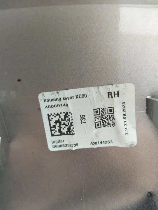 Volvo Cubierta Espejo OEM 40009148 para XC90/XC60/V90/S90 image 4