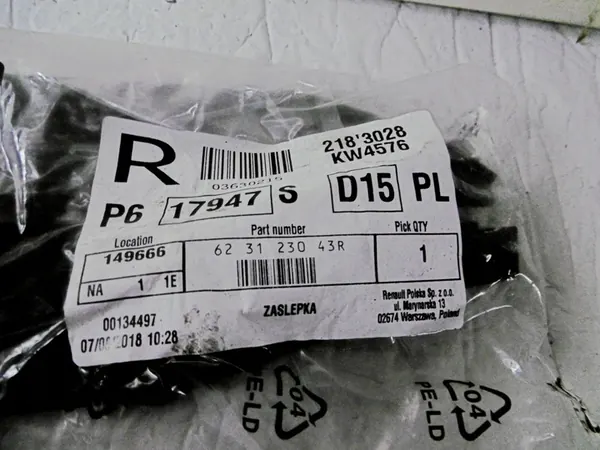 Maniglia RENAULT MEGANE IV 623123043R image 3