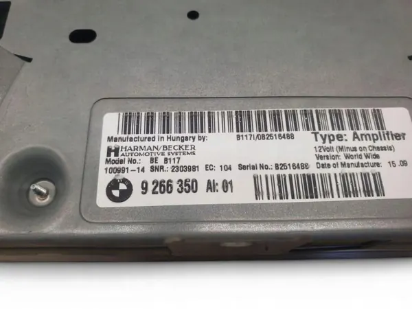 Amplificateur BMW d'occasion OEM 9266350 pour Série 7 image 4