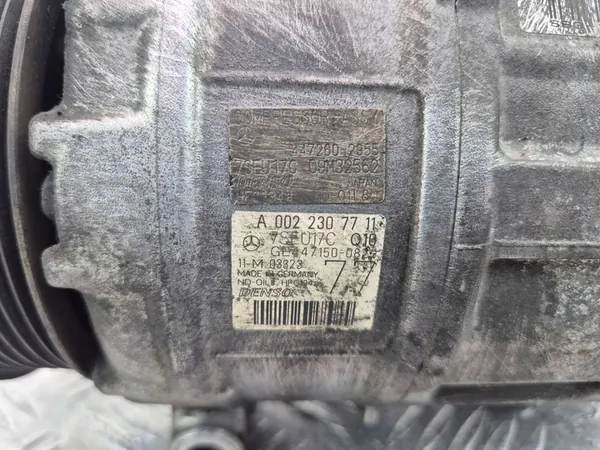 Compresor de aire acondicionado Mercedes S W221 A0022307711 image 7