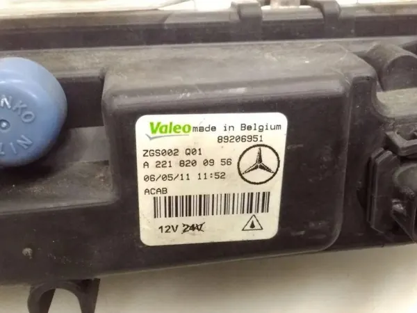 Lâmpada LED DRL esquerda Mercedes Classe S W221 OEM A2218200956 image 5