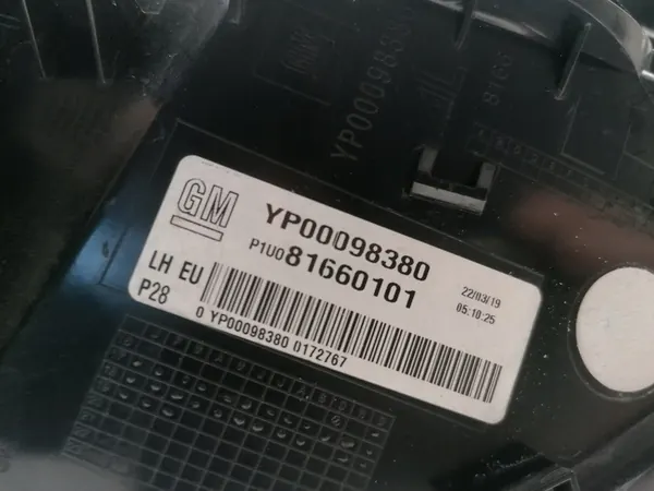 OPEL GRANDLAND X Luz Trasera Izquierda Original 17-21 image 7