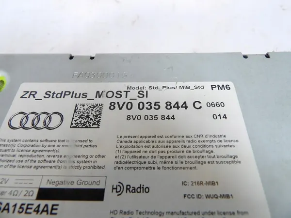 AUDI A3 8V Leitor de Navegação 8V0035844C image 4