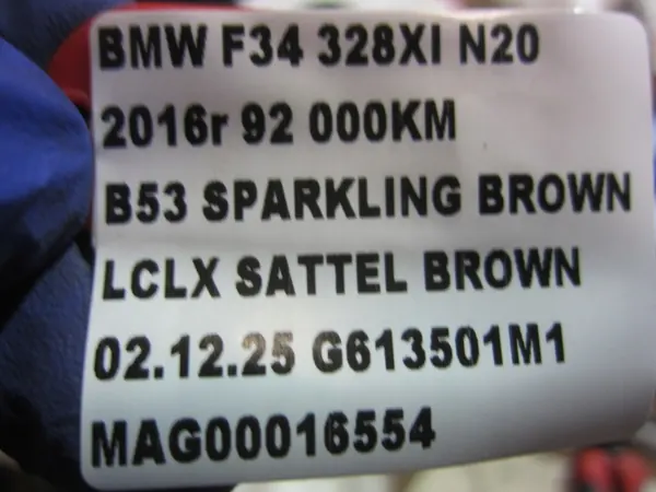 BMW Avain OEM 66129254891 3-sarja F30 image 4