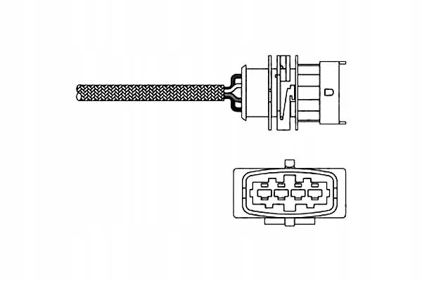 Sensor Lambda Delphi Opel Astra Corsa Vectra Zafira image 2