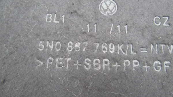 Étagère de Cargo VW TIGUAN 5N 5N0867769 image 3