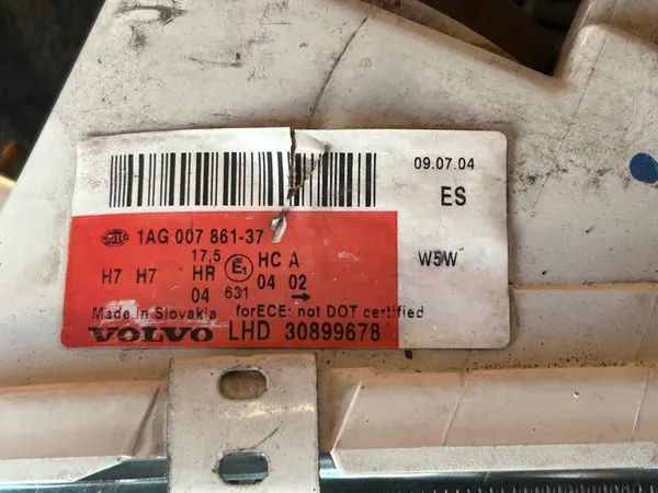 Vasen Ajovalo Volvo S40 I V40 (99-04) 30899678 image 5