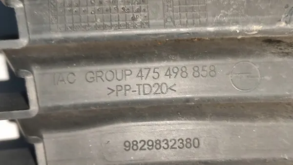 Rejilla central inferior Opel Corsa F 2019-2023 OEM 9829832380 image 10