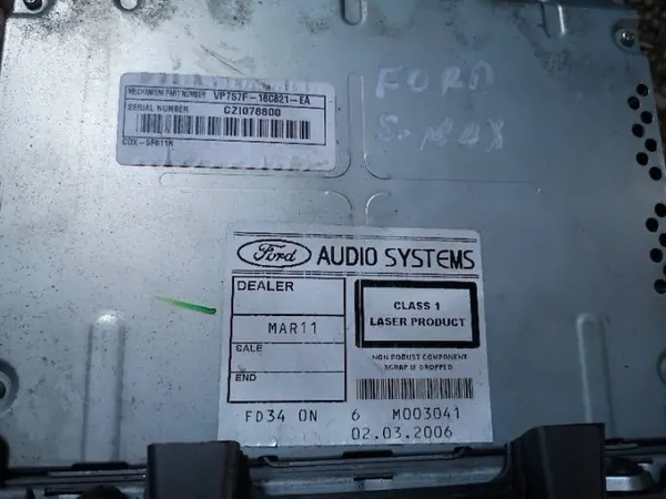 Autoradio d'occasion OEM 6M2T10E889AB pour Ford S-MAX image 6
