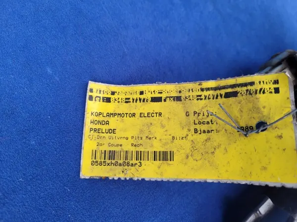 Koplampmotor SILNIK PODNOSZENIA LAMPY voor Honda Prelude image 6