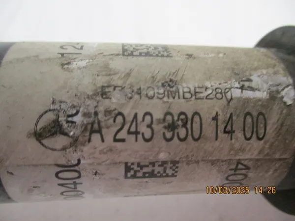 Eixo dianteiro esquerdo completo Mercedes EQA EQB A2433301400 image 4