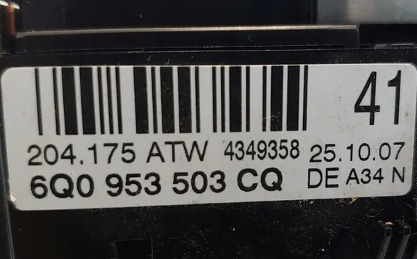 Gecombineerde schakelaar Volkswagen OE 6Q0953503CQ image 2