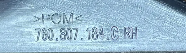 VW Touareg III Deslizamento de Para-choque Dianteiro Direito 760807184C image 3