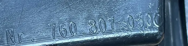 VW Touareg III Deslizamento de Para-choque Dianteiro Direito 760807184C image 4