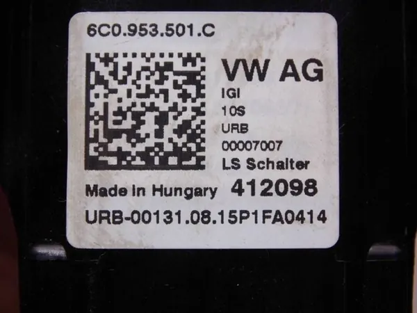 Gecombineerde Schakelaar VW Polo 6R Voor 6C0953501C image 5