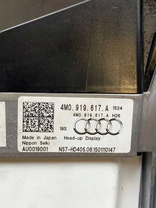 Head-Up-näyttö Audi Q7 2015 OEM 4M0919617A image 10