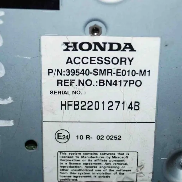 Changer CD Honda Civic VIII OEM 39540SMRE010M1 image 9