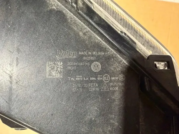 VW Polo VI Rechter Halogenscheinwerfer OEM 2G0941662 image 4