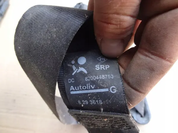 Turvavyö vasen etu OEM 8200448753 ITA Renault Kangoo image 5