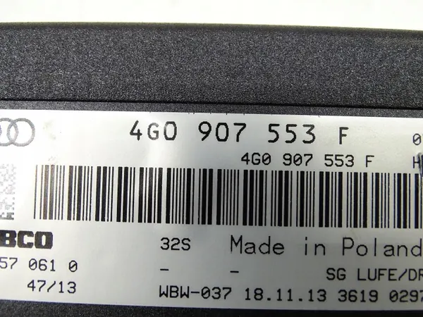 Module de contrôle suspension WABCO OEM 4G0907553G image 4