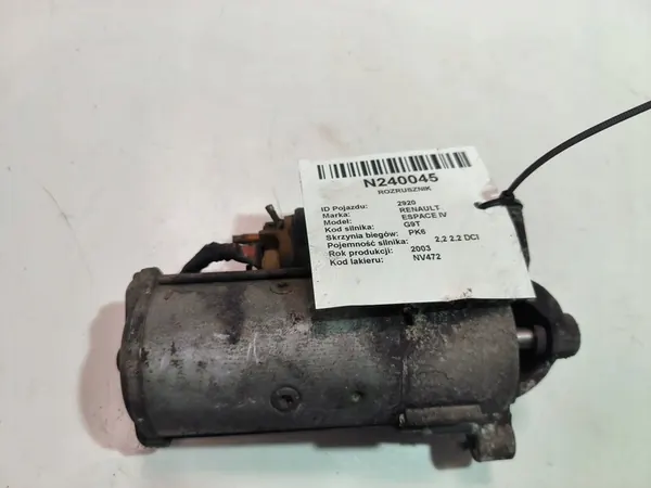Motor de arranque 2.2 DCI Renault Espace IV 8200106788 image 4