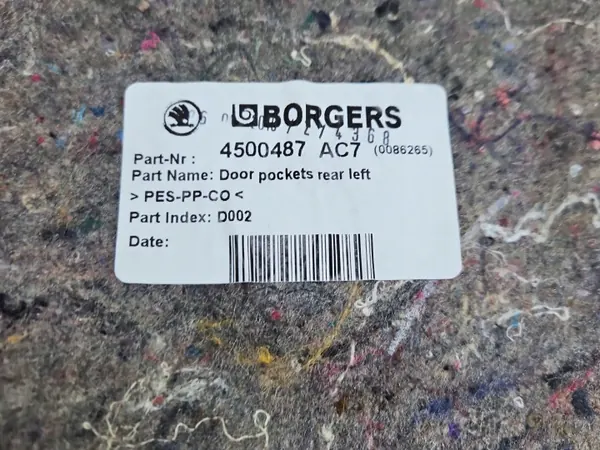 OEM IMPRK1545563 Vänster Bakdörrspanel Skoda Kodiaq image 5