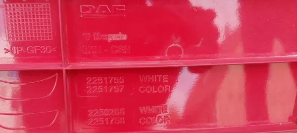 Spoiler teto DAF XF XG OEM - Completo usado image 3