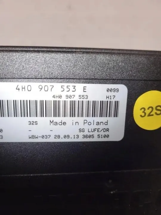 Module de contrôle suspension Audi A8 D4 OEM 4H0907553E image 5