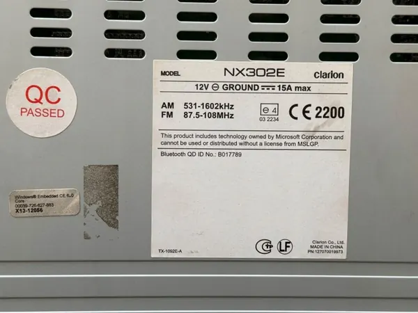 Clarion NX302E OEM Radio Navigationsenhet image 6