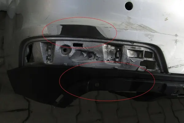 Parachoques trasero MERCEDES GL 164 W164 LIFT 09-12 A1648859125 image 6