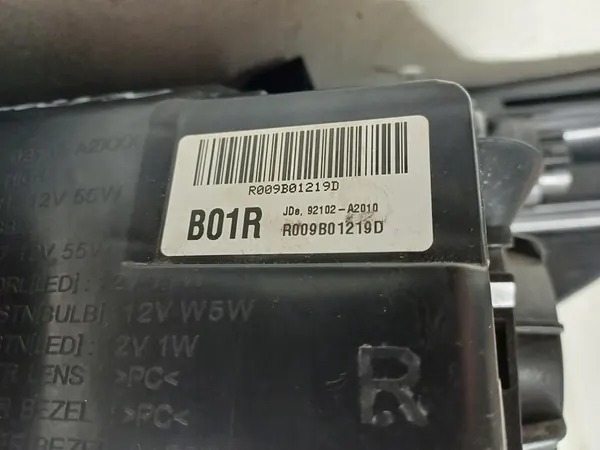 KIA CEED 2 II 12- Lente de faro derecho sin LED 92102-A2010 image 9