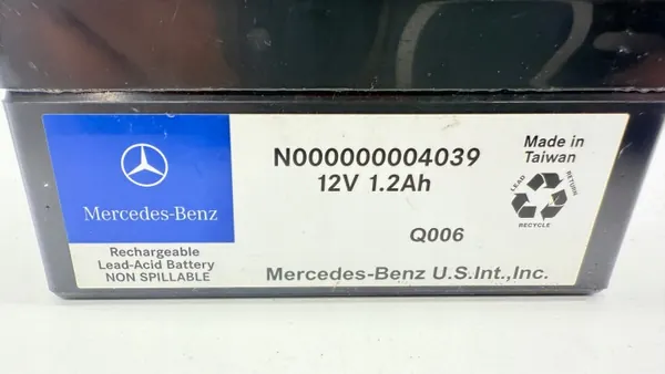 Mercedes apuakku 12V 1.2Ah OEM n000000004039 image 4
