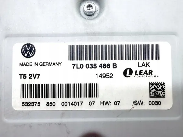 Amplificador de sonido OEM 7L0035466B para VW T5 Multivan image 4