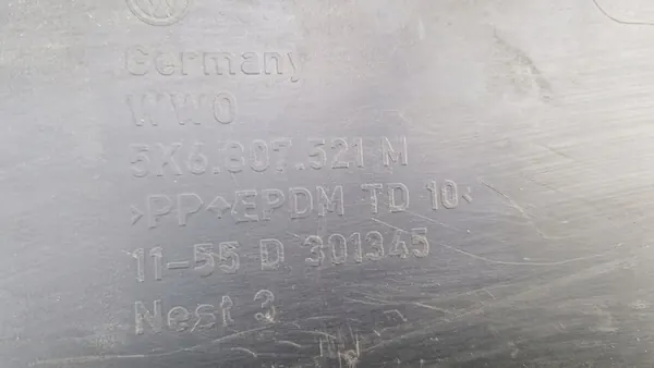 VW GOLF 6 VI 08-13 Bakspoiler 5K6807521M image 3