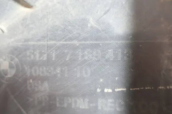 BMW X5 E70 Rear Left Wheel Arch OEM 51717169413 image 5