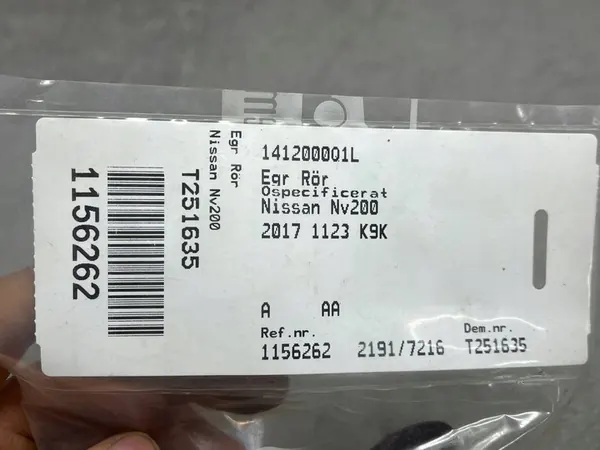 Tubo Nissan 1412000Q1L image 3