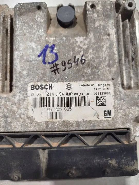 Motorstyrning Opel Zafira B 0281014194 image 3