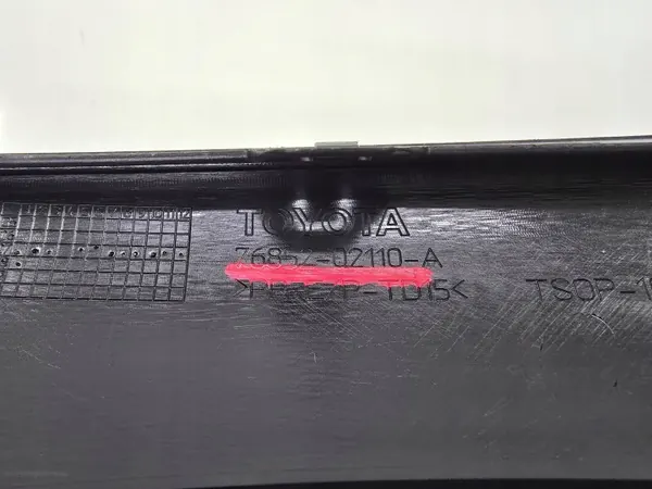 Spoiler Toyota Auris 1 OEM 7685102120 Esquerda+Direita image 8