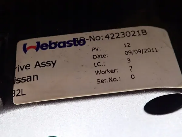 Motor Persianas Techo Solar OEM 91686JD01A Nissan Qashqai image 10