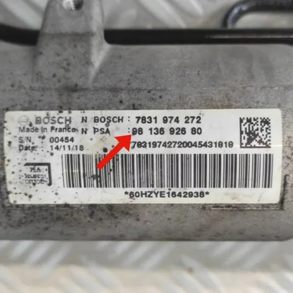 Stuurhuis OEM 9813692680 voor Fiat Scudo III image 8