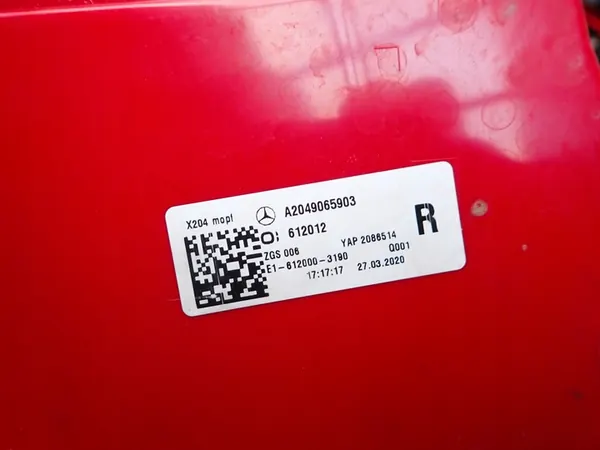 MERCEDES GLK W204 LIFT 12- RECHTER ACHTERLICHT A2049065903 image 6