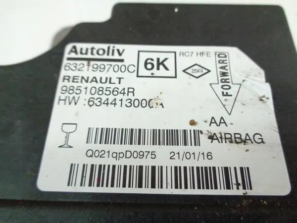 Ilmatyynyohjausmoduuli Renault Kadjar 985108564R image 3